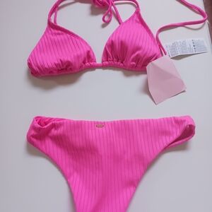 CLEARENCE Rip Curl Women  Pink Swim Suit  Bikini Set  SZ S NWT